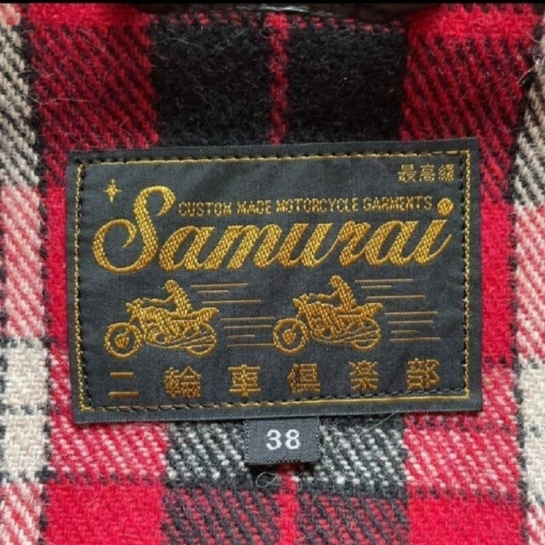 SAMURAI JEANS(サムライジーンズ)の激レア【サムライジーンズ】二輪車倶楽部⭐レザージャケット⭐サイズ38 メンズのジャケット/アウター(レザージャケット)の商品写真