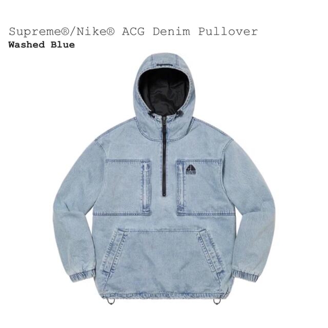 Supreme Nike ACG Denim Pullover Lサイズ