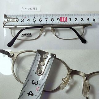 未使用品　展示品　PENTAX　メガネ　フレーム　度なし　52口18-145