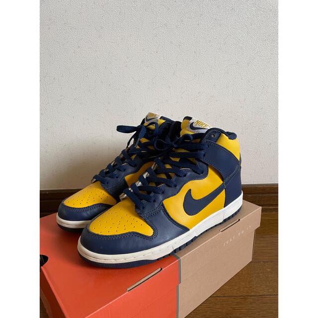 【超美品】Nike Dunk High Michigan 2003復刻 2