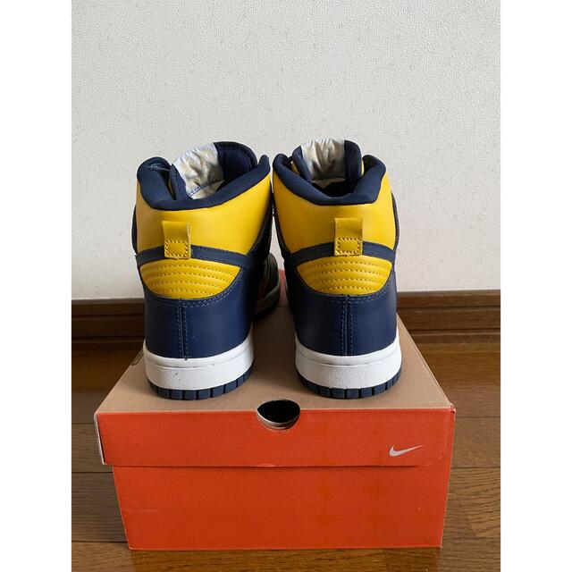 【超美品】Nike Dunk High Michigan 2003復刻 3