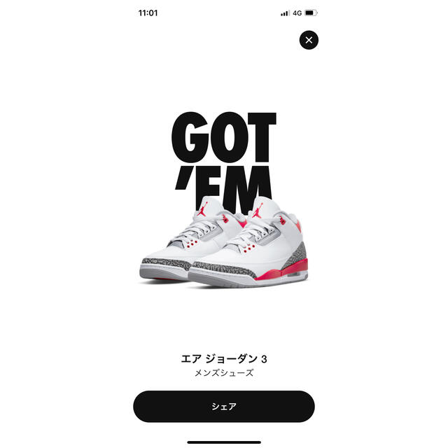 air jordan3メンズ