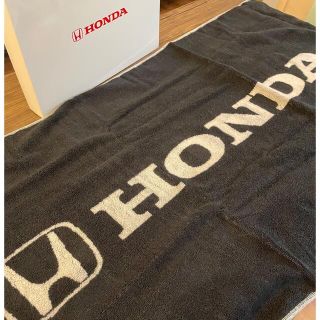 イマバリタオル(今治タオル)の【非売品】HONDA ロゴ入りバスタオル　今治タオル　ブラック(タオル/バス用品)