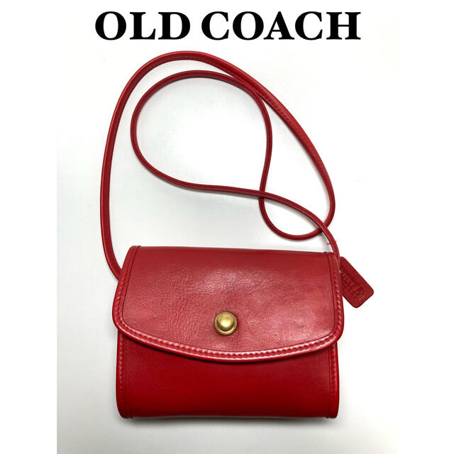 【美品】COACH オールドコーチショルダーバッグ　94年製　シール付き