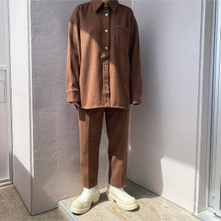 アクネストゥディオズ(Acne Studios)のセットアップ　Acne Studios ウール　シャツ　パンツ(シャツ/ブラウス(長袖/七分))