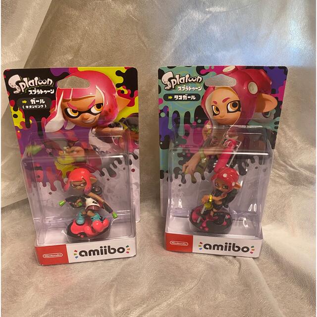 amiibo スプラトゥーン ガール ネオンピンク&タコガール 【新品未開封】