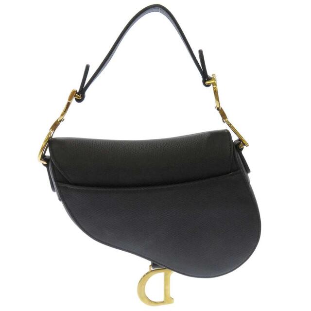 Dior(ディオール)のクリスチャン・ディオール ハンドバッグ レザー サドルバッグ M0447CWVG-900U 黒 レディースのバッグ(ハンドバッグ)の商品写真