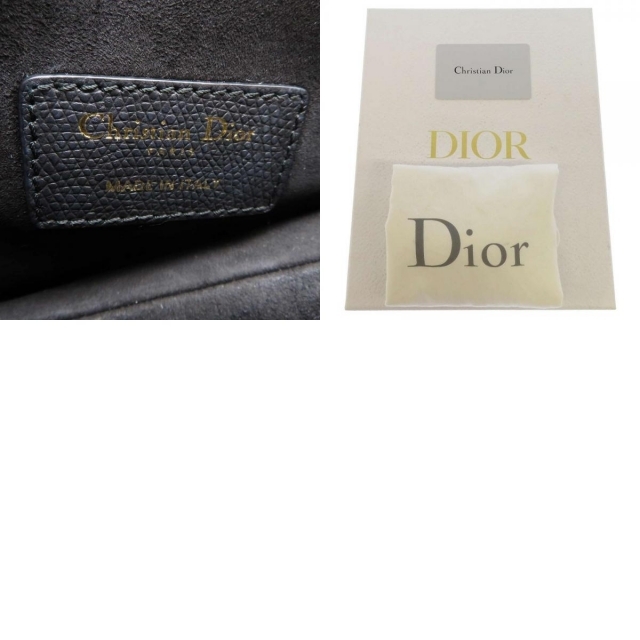 Dior(ディオール)のクリスチャン・ディオール ハンドバッグ レザー サドルバッグ M0447CWVG-900U 黒 レディースのバッグ(ハンドバッグ)の商品写真