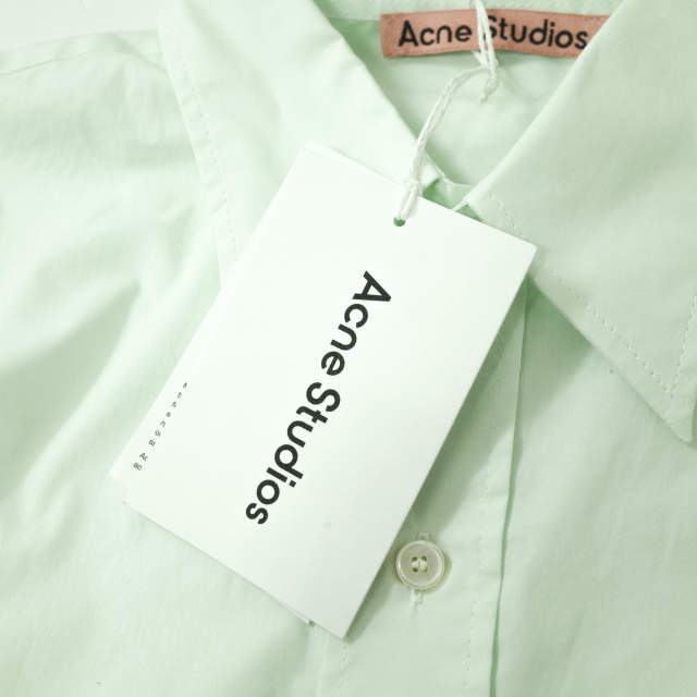 Acne Studios アクネストゥディオズ 22AW ロングスリーブシャツ FN-MN-SHIR000594 46 ペールグリーン 長袖 オーバーサイズ トップス【新古品】【Acne Studios】 2