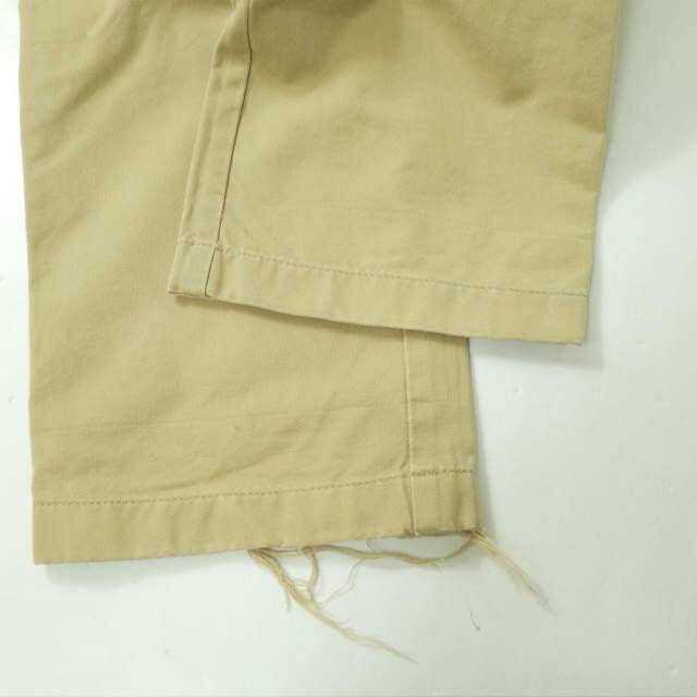 Acne Studios(アクネストゥディオズ)のAcne Studios アクネストゥディオズ 18AW Straight Legged Trousers - Stiff Cotton Twill コットンツイルトラウザーズパンツ FN-MN-TROU000019 46 ベージュ チノ ボトムス【中古】【Acne Studios】 メンズのパンツ(チノパン)の商品写真