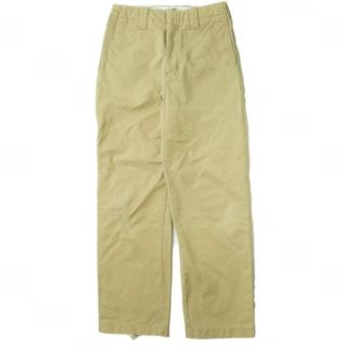 アクネストゥディオズ(Acne Studios)のAcne Studios アクネストゥディオズ 18AW Straight Legged Trousers - Stiff Cotton Twill コットンツイルトラウザーズパンツ FN-MN-TROU000019 46 ベージュ チノ ボトムス【中古】【Acne Studios】(チノパン)