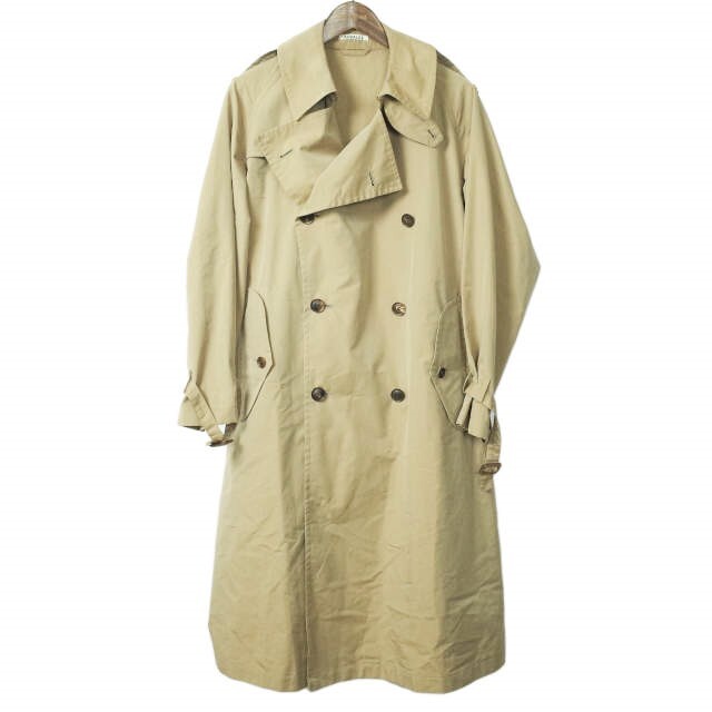 AURALEE オーラリー 20SS 日本製 FINX POLYESTER BIG TRENCH COAT フィンクスポリエステル ビッグトレンチコート A20SC01FP 3 BEIGE アウター【AURALEE】