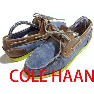 コールハーン(Cole Haan)のCOLE HAAN コールハーン レザー デッキシューズ ボートシューズ 7(デッキシューズ)