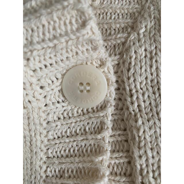 cordera COTTON SADDLE CARDIGAN NATURAL 7