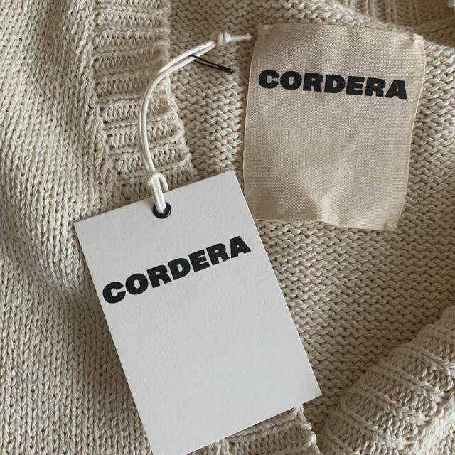 cordera COTTON SADDLE CARDIGAN NATURAL 9