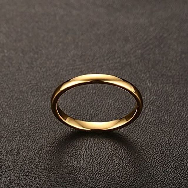 指輪 リング メンズ レディース アクセサリー 2mm ピンキーリング 結婚指輪 レディースのアクセサリー(リング(指輪))の商品写真