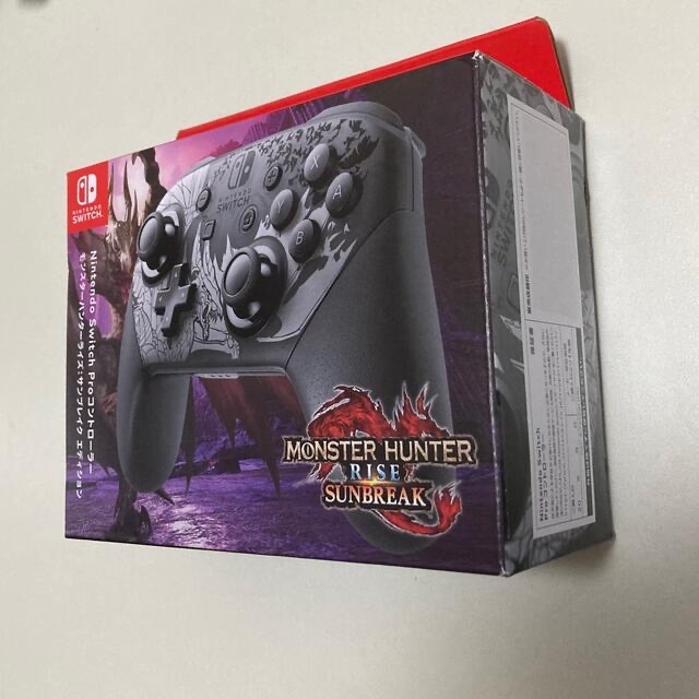新品未開封 Switch Proコントローラー モンスターハンターライズ 新品未開封 Switch Proコントローラー モンスターハンターライズ