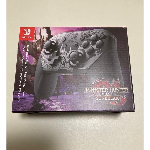 新品未開封 Switch Proコントローラー モンスターハンターライズ 新品未開封 Switch Proコントローラー モンスターハンターライズ