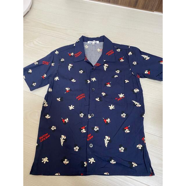 GLOBAL WORK(グローバルワーク)のMickey半袖シャツ キッズ/ベビー/マタニティのキッズ服男の子用(90cm~)(Tシャツ/カットソー)の商品写真