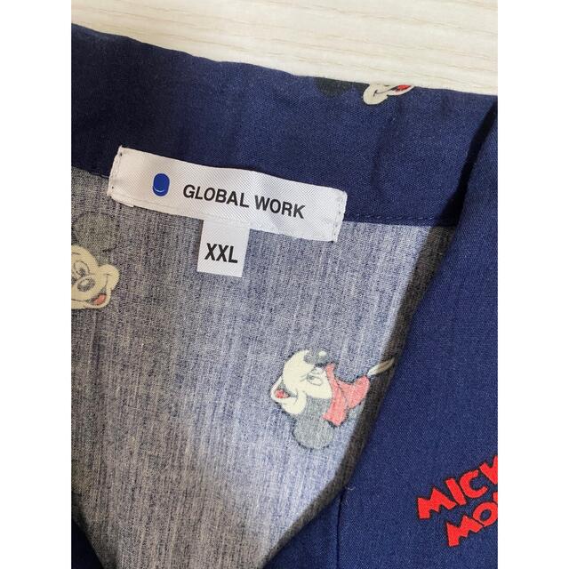 GLOBAL WORK(グローバルワーク)のMickey半袖シャツ キッズ/ベビー/マタニティのキッズ服男の子用(90cm~)(Tシャツ/カットソー)の商品写真