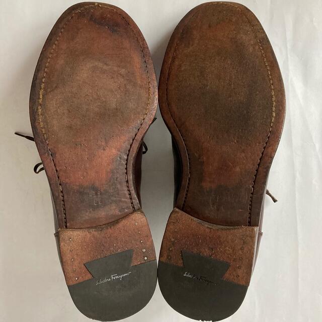 Salvatore Ferragamo(サルヴァトーレフェラガモ)のサルバトーレフェラガモ ストレートチップ 25.5cm ワインレッド 除菌済み メンズの靴/シューズ(ドレス/ビジネス)の商品写真