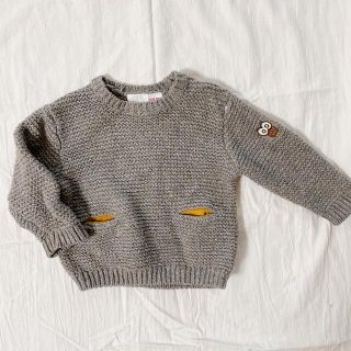 ザラキッズ(ZARA KIDS)のZARA KIDS グレーニット(ニット/セーター)