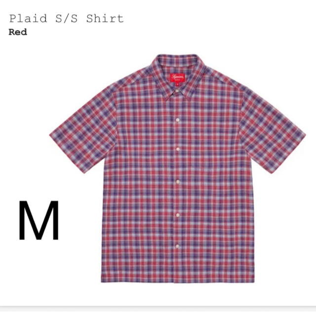 supreme plaid s/s shirts-