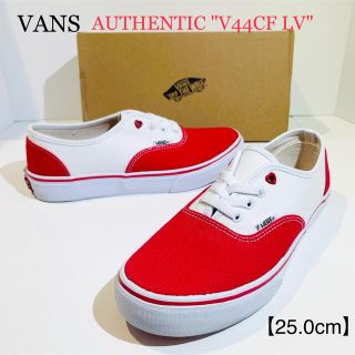 ヴァンズ(VANS)のVANS/バンズ★AUTHENTIC/オーセンティック★レッド/赤白★25.0(スニーカー)