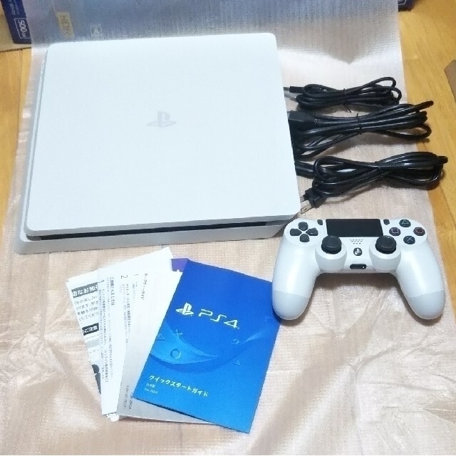 ソニーSONY購入時価格☆人気色★PS4 グレイシャーホワイト CUH-2100A 500GB＝★