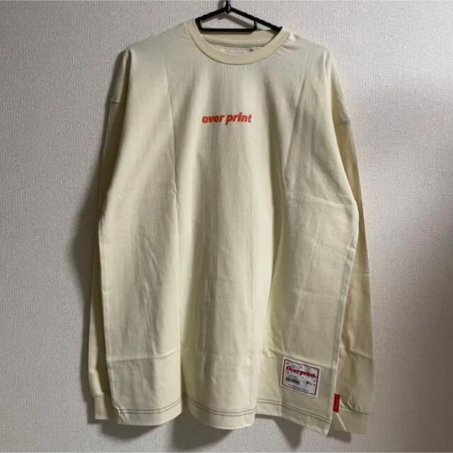 over print ロンT メンズのトップス(Tシャツ/カットソー(七分/長袖))の商品写真