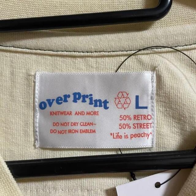 over print ロンT メンズのトップス(Tシャツ/カットソー(七分/長袖))の商品写真