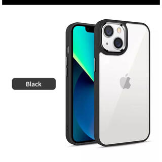 iPhone14pro用　耐衝撃ケース　ブラック　黒(iPhoneケース)