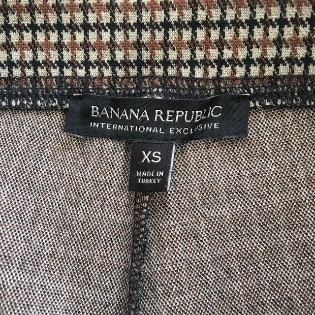 Banana Republic(バナナリパブリック)のBANANA REPUBLIC  スリムパンツ チェック柄 XSサイズ レディースのパンツ(その他)の商品写真