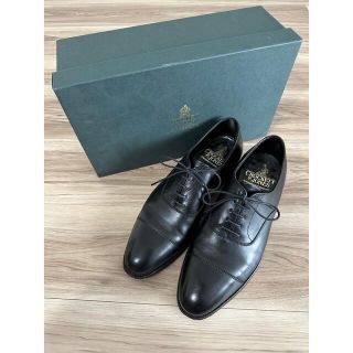 クロケットアンドジョーンズ(Crockett&Jones)の【美品】クロケット& ジョーンズ / KENT 6E ブラック カーフ(ドレス/ビジネス)