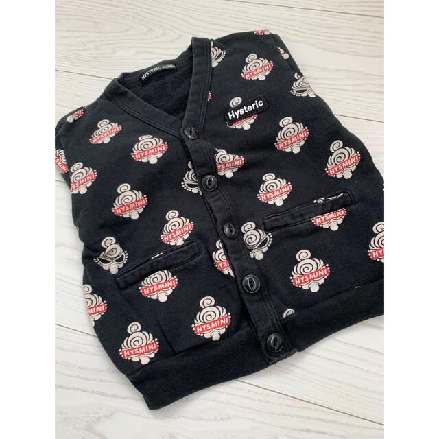 HYSTERIC MINI(ヒステリックミニ)のヒスミニ カーデ 105 キッズ/ベビー/マタニティのキッズ服女の子用(90cm~)(カーディガン)の商品写真