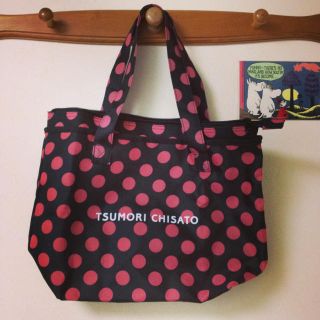 ツモリチサト(TSUMORI CHISATO)のツモリチサト○ドット柄ビッグトート(トートバッグ)