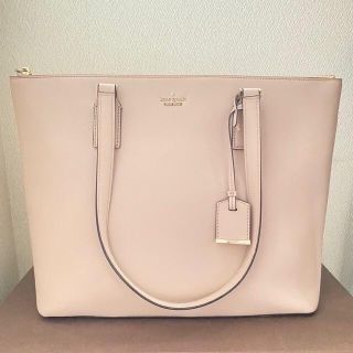 ケイトスペードニューヨーク(kate spade new york)の【モナカ様 専用】kate spade トートバッグ　ピンクベージュ(トートバッグ)