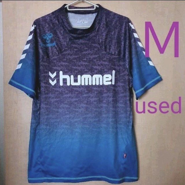 hummel(ヒュンメル)のヒュンメル 昇華プリント プラクティスシャツ ２枚セット サイズ M used スポーツ/アウトドアのサッカー/フットサル(ウェア)の商品写真