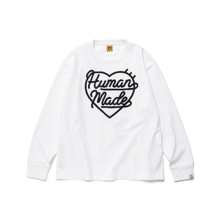 ヒューマンメイド(HUMAN MADE)のHUMAN MADE HEART L/S T-SHIRT XL 白 ＋おまけ付き(Tシャツ/カットソー(七分/長袖))