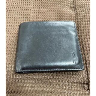 美品 ポロ ラルフローレン 財布 お札入れ レザー 13-21111815