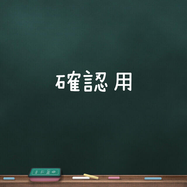 確認用 その他のその他(その他)の商品写真