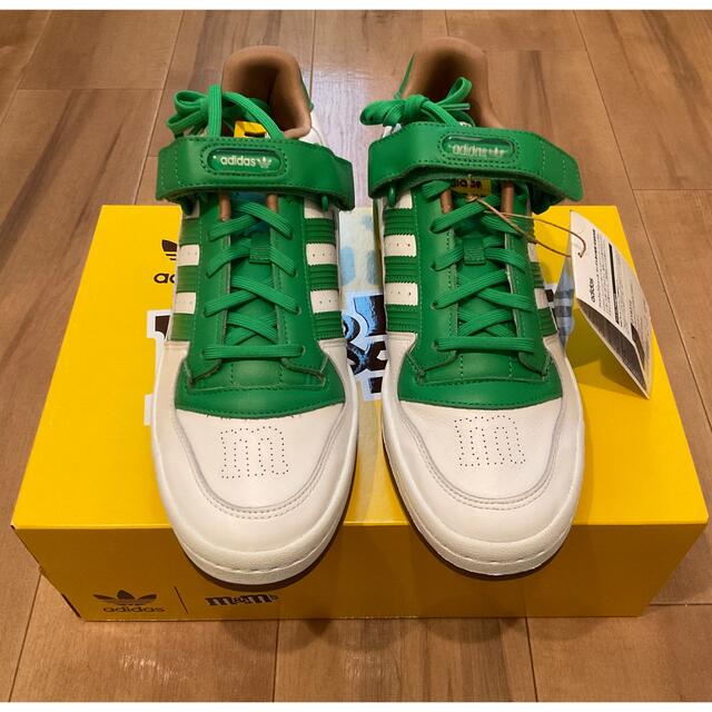 【新品未使用】m&m's × adidas Forum Low　Greenadidasのmampm