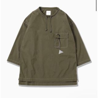 アンドワンダー(and wander)のdry rip long pullover（定価25300円）(Tシャツ/カットソー(半袖/袖なし))