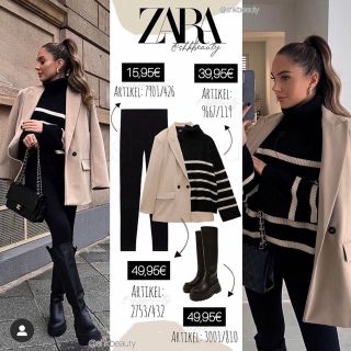 ザラ(ZARA)の【ZARA】ザラ ダブルブレスト仕様オーバーサイズブレザー(テーラードジャケット)