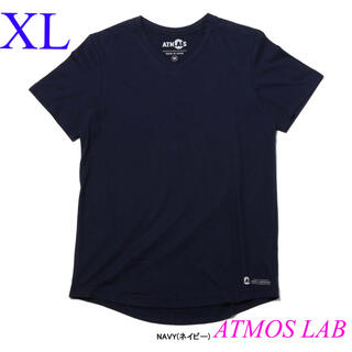 アトモス(atmos)のATMOS LAB COOLMAX V-Neck アトモス　Tシャツ　XL(Tシャツ/カットソー(半袖/袖なし))