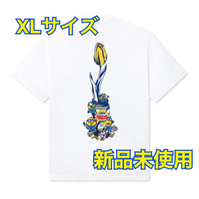 GDC(ジーディーシー)のWASTED YOUTH x MINIONS WHITE T-SHIRT XL メンズのトップス(Tシャツ/カットソー(半袖/袖なし))の商品写真