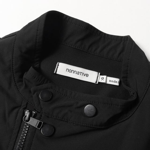 nonnative(ノンネイティブ)のNONNATIVE ノンネイティブ ジャケット プライアンテックス ストレッチ ライダースジャケット RIDER BLOUSON Pliantex 19AW ブラック 黒 2 アウター ブルゾン【メンズ】【中古】【美品】 メンズのジャケット/アウター(ライダースジャケット)の商品写真