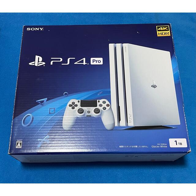 PS4 PlayStation4 Pro 本体 1TB グレイシャーホワイト 白