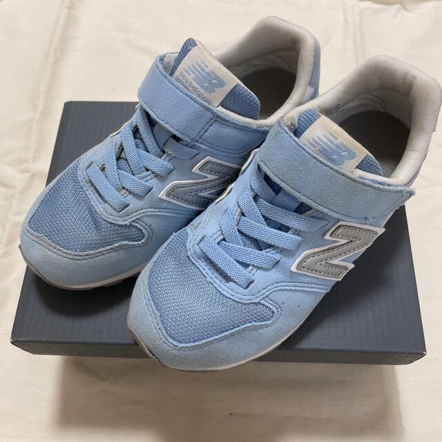 New Balance(ニューバランス)のニューバランス　YV996 CSL スニーカー　水色　17.5 キッズ/ベビー/マタニティのキッズ靴/シューズ(15cm~)(スニーカー)の商品写真