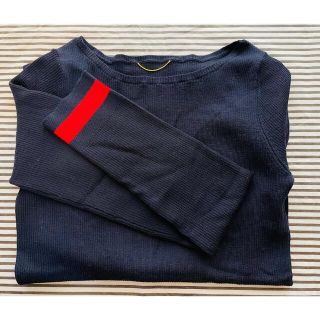 アパルトモンドゥーズィエムクラス(L'Appartement DEUXIEME CLASSE)の新品タグ付 Sleeve Line ボートネック Knit(ニット/セーター)